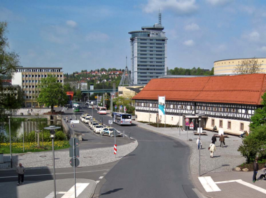 Stadtzentrum Suhl - Herrenteich & Waffenmuseum